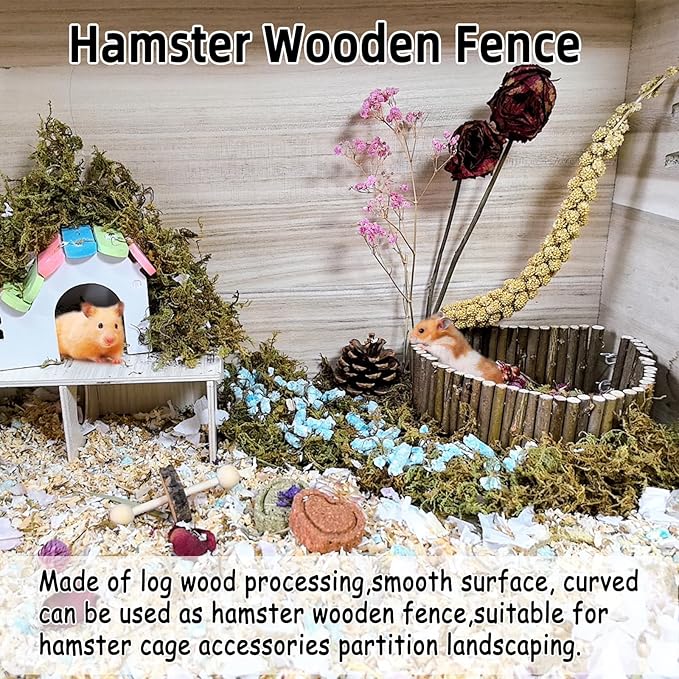 Rat Bendy Long Suspension Bridges Hamster Climbing Ladder Flexible Wooden Bridge for Small Animal Rodents Mouse(1PCS)
