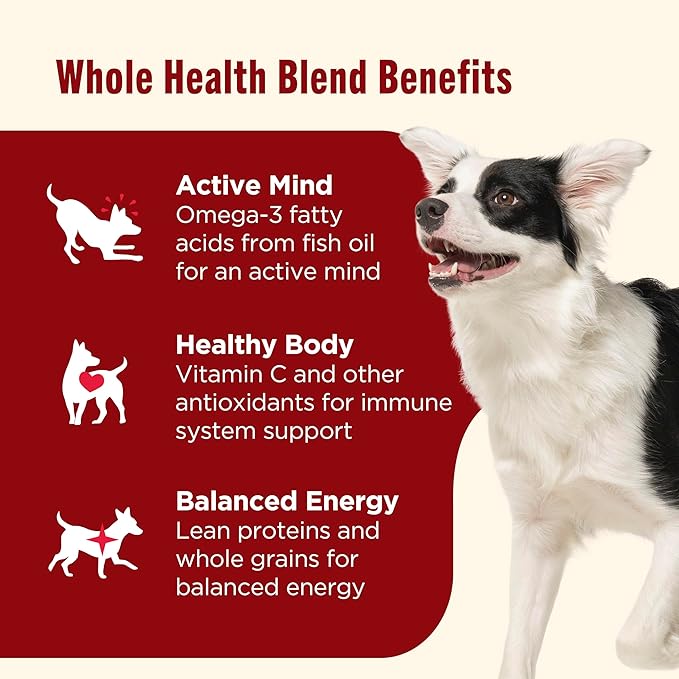 Nutrish Real Beef, Pea & Brown Rice Recipe Whole Health Blend Dry Dog Food, 28 lb. Bag, Packaging May Vary (Rachael Ray)