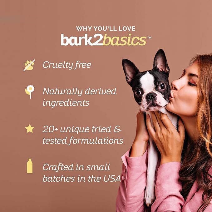 Bark2Basics Blueberry D-Mat Dog Conditioner, 1 Gallon | All Natural Ingredients, Multi-Purpose, Static Eliminating, Loosens Tough Mats and Tangles, Aids in Deshedding