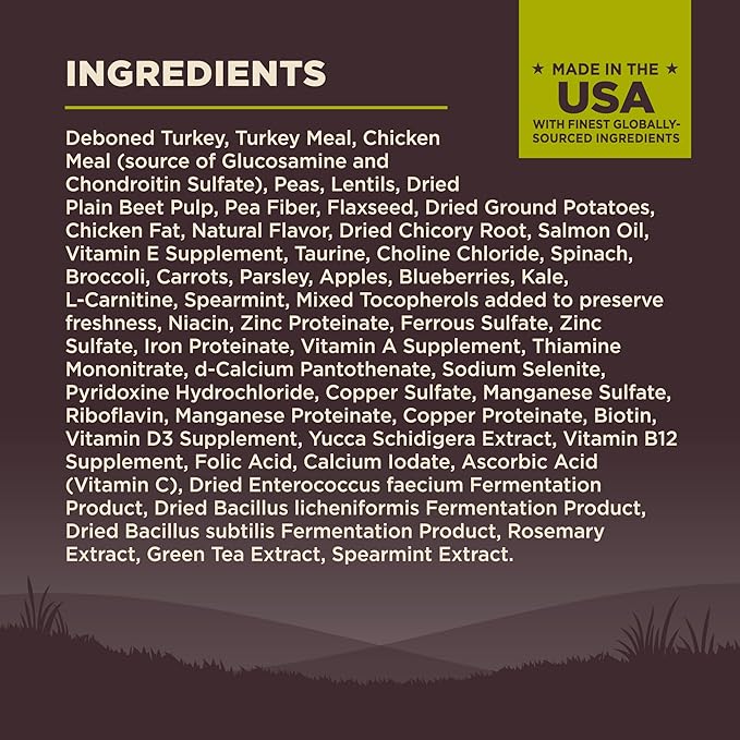 Wellness CORE Dry Dog Food, Small Breed, Grain-Free, High Protein, Natural, Healthy Weight Turkey & Chicken Recipe, (4-Pound Bag)