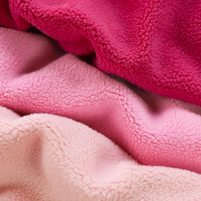 Fitwarm Classic Fleece Dog Sweater, Turtleneck Dog Sweatshirt, Cat Apparel, Pink, Rose, Baby Pink, XXL