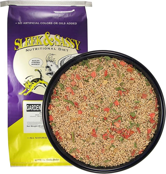 SLEEK & SASSY Garden Budgie (Parakeet) Food (40 lbs.)