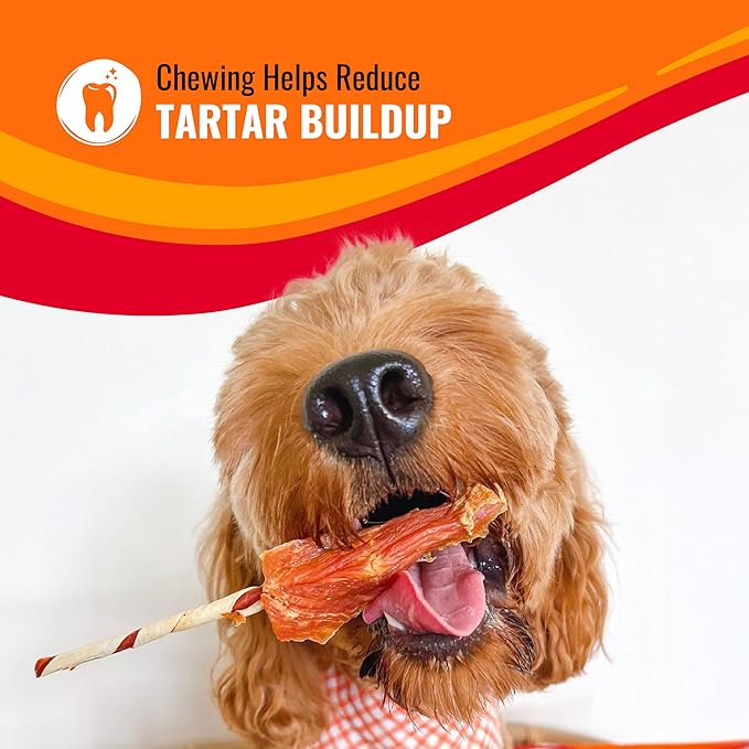 Good 'N' Fun Triple Flavor Twist Chews For Dogs, 22-Count