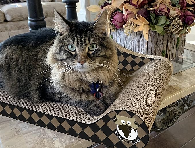 Cat Scratcher - Cat Lounge - Checker Board