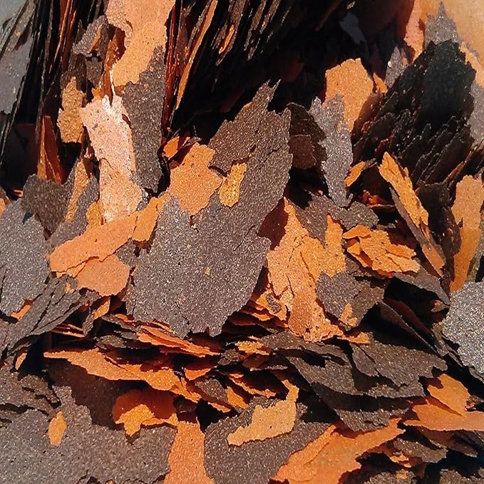 Aquatic Foods Inc. Flakes - 45% California Blackworm & Color Brightner Flake Mix for Discus, Cichlids, Tetras, Guppies, Live Bearers, All Community Tropical Fish - Premium AF Flakes - 1/2-lbs
