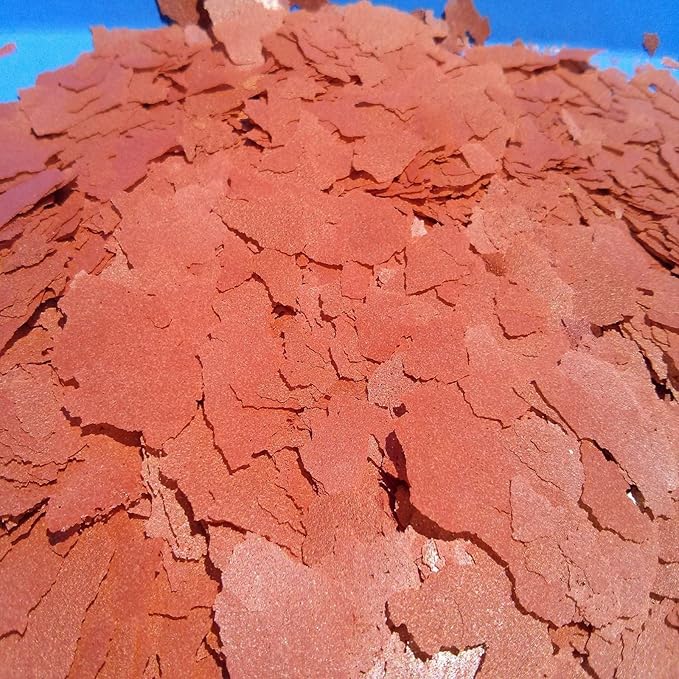 Aquatic Foods Inc. California Blackworm & Beef Heart Mix Premium Flakes with Andrew Soh's Pro-More for Size and Girth in Discus, Cichlids, for All Community Tropical Fish 1/2-lb