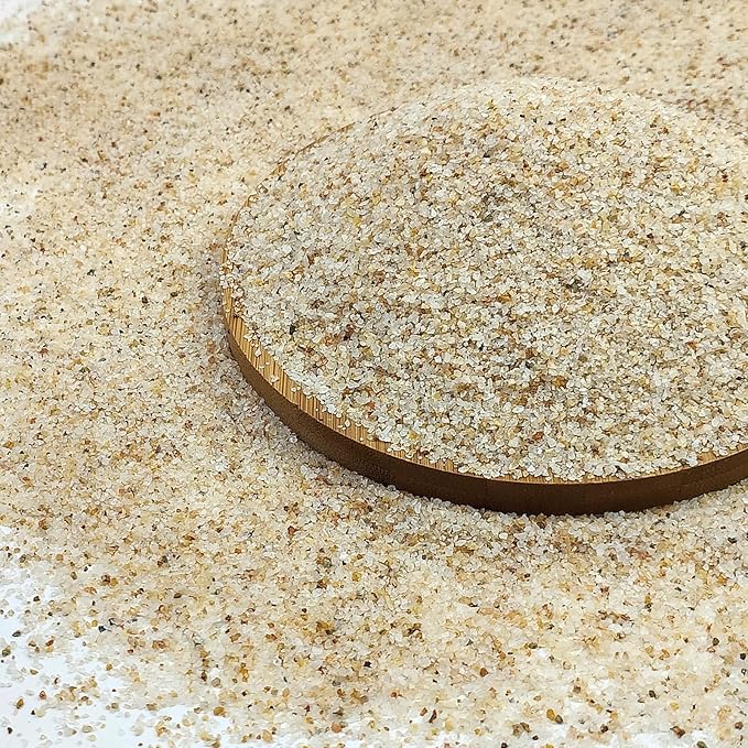 20 lbs Aquarium Silica Sand. 0.4-0.8 mm Mini Gravel Substrate for Fish Tank, Plants Potted, Fire Pits, Candle, Vase Filler and Crafts