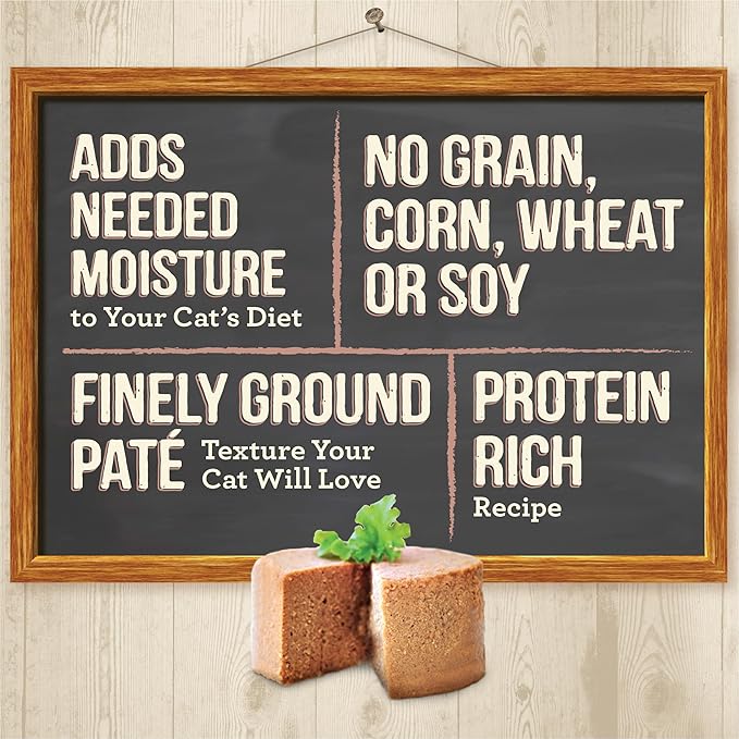 Merrick Purrfect Bistro Grain Free Wet Cat Food Rabbit Recipe Pate - (Pack of 24) 3 oz. Cans