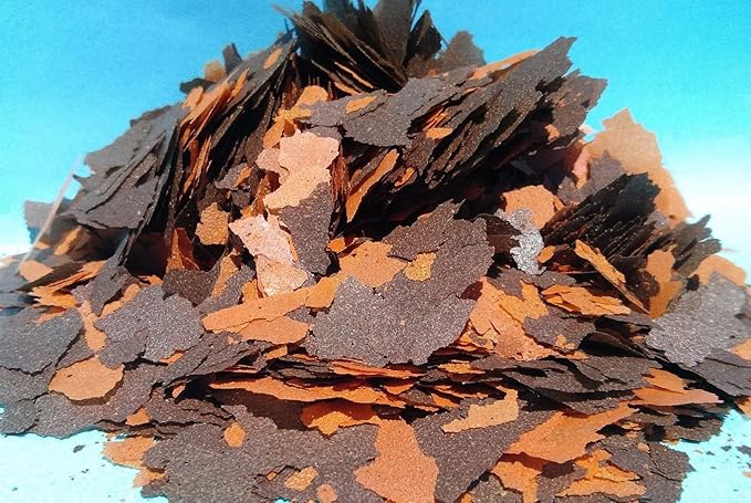 Aquatic Foods Inc. Flakes - 45% California Blackworm & Color Brightner Flake Mix for Discus, Cichlids, Tetras, Guppies, Live Bearers, All Community Tropical Fish - Premium AF Flakes - 1/2-lbs