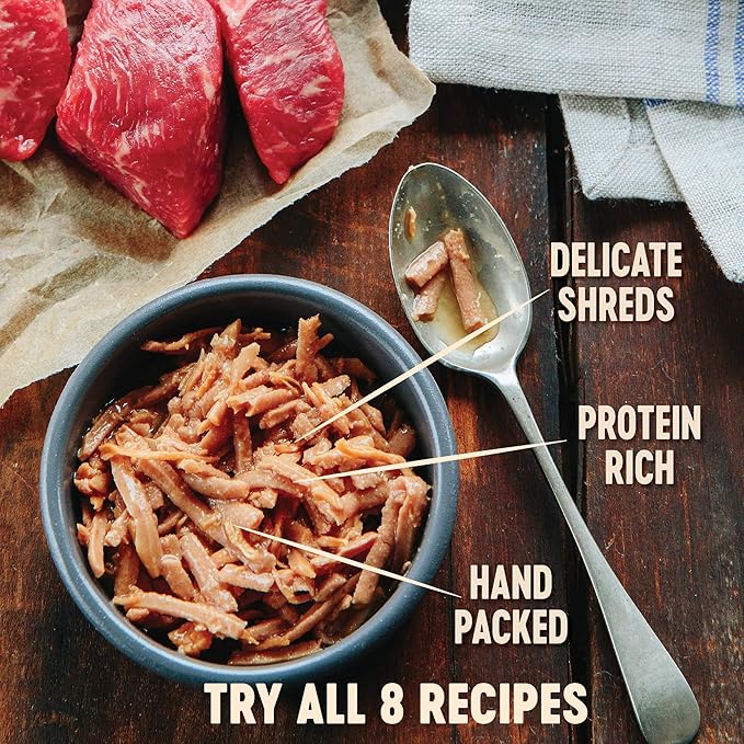 Wellness CORE Signature Selects Shredded Adult Wet Cat Food, Natural, Protein-Rich, Grain Free, 2.8 Ounce, 12 Pack (Chicken & Turkey)