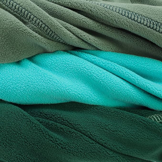 Fitwarm 3 Pack Fleece Dog Sweater, Turtleneck Dog Sweatshirt, Dog Winter Clothes for Small Dogs Boy Girl, Pet Pullover Jumper, Cat Apparel, Dark Green, Teal Green, Olive Green, Small
