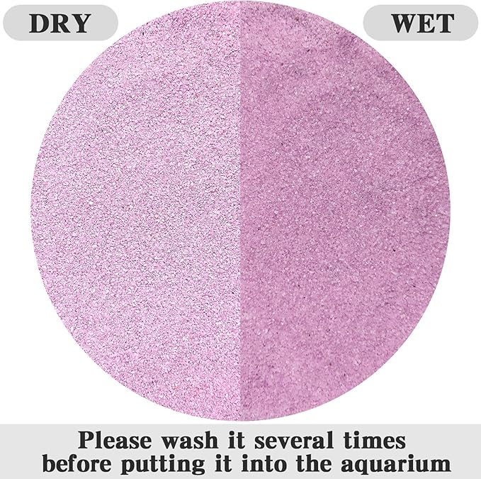 10 lbs Aquarium Pink Sand, 0.4-0.8 mm Decorative Sand for Aquarium, Fish Tank, Candle, Vase, Wedding Ceremony, Arts Crafts and Bowl Fillers