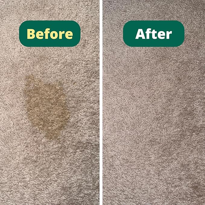 | Pet Enzymatic Stain & Odor Eliminator for Strong Odors Around the Home - Carpet Cleaner for Dog & Cat Urine - 32oz Spray