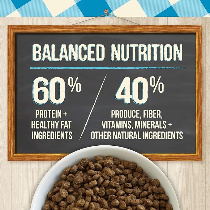 Merrick Purrfect Bistro Grain Free, Healthy, And Natural Dry Cat Food, Complete Care Sensitive Stomach Recipe - 12 lb. Bag