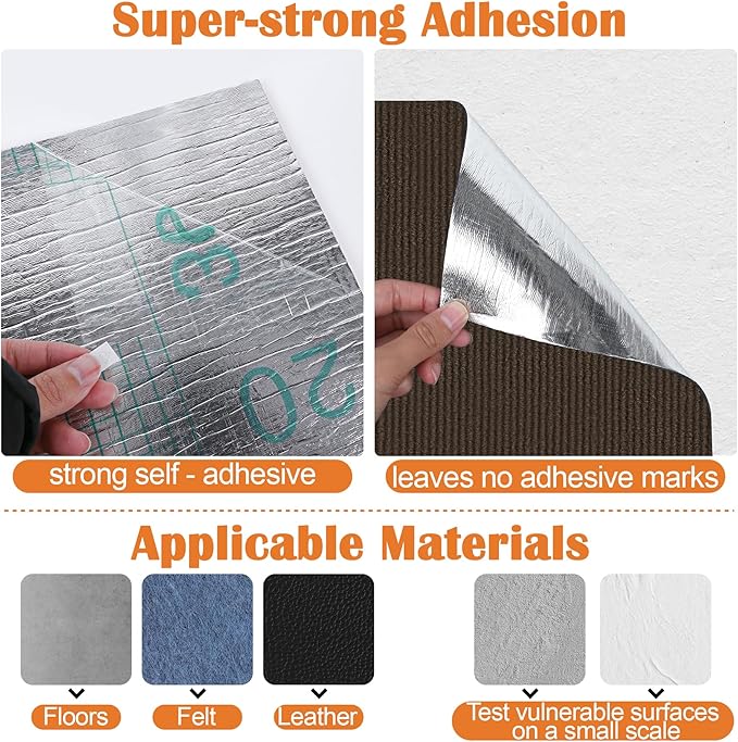 Cat Scratch Furniture Protector - 138" x 13.8" Trimmable Self-Adhesive Cats Claws Scratch Pads, DIY Cat Climbing Couch Protector for Scratch Post Cat Tree Replacement Indoor (Brown)
