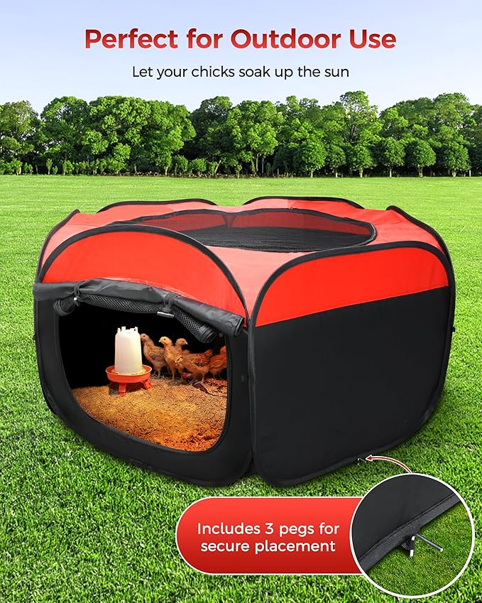 Large Puppy Kitten Playpen,Rabbit Cat Dog Play Pen Indoors,Small Dog Cat Chick Brooder Box,Portable Pet Puppy Playpen
