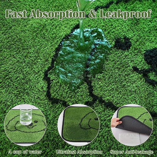 Qeils Reusable Puppy Pads, Washable Pee Pads for Dogs 2 Pack Durable Absorbent Leakproof Dog Training Pads for Home or Travel, Non-Slip Wee Wee Pads Potty Pads 48"x48"