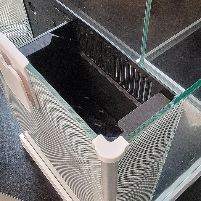 Media Basket for Fluval Spec 2.6 & 5 Gallon Aquarium Kits (III & V), Premium Filter Tray Upgrade (4-Stage)