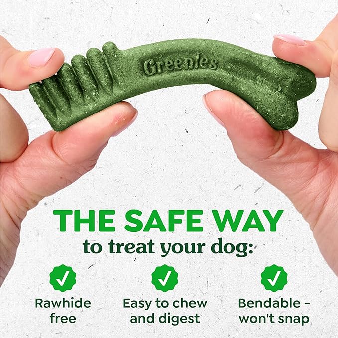 Greenies Veterinarian-Recommended Adult Natural Dental Dog Treats Large Size, Original Flavor, Sweet Potato Flavor, and Blueberry Flavor, (3) 12 oz. Packs, 24 Count