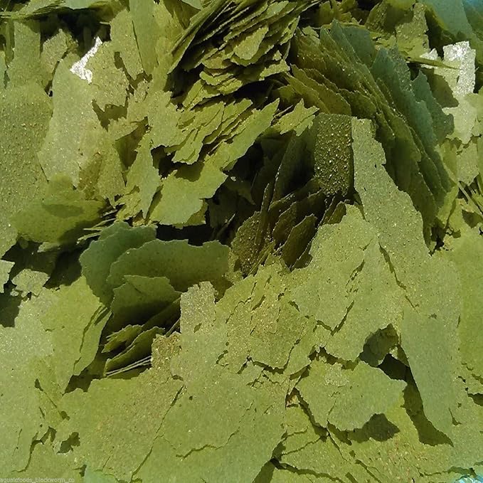 Aquatic Foods Inc. Flakes, Premium Spirulina Green-GRO Flakes for Guppies, Tetras, Live Bearers Great for All Community Tropicals. Premium Green GRO AF Flakes - 1-lb