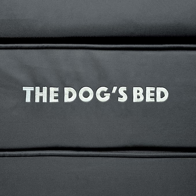 The Dog's Bed Replacement Outer Cover ONLY (Outer Cover ONLY - NO Bed, NO Waterproof Inner) for The Dog's Bed, Washable Oxford Fabric, Large (Grey with Black Piping)