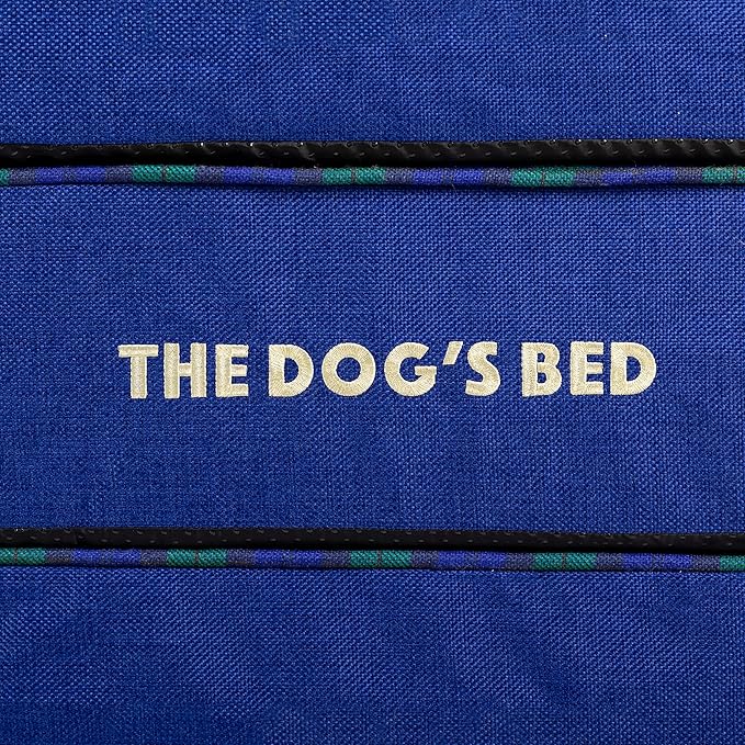 The Dog’s Bed Orthopedic Memory Foam Dog Bed, XXL Black Watch Tartan 54x36 Pain Relief for Arthritis, Hip & Elbow Dysplasia, Post Surgery, Lameness, Supportive, Calming, Waterproof Washable Cover