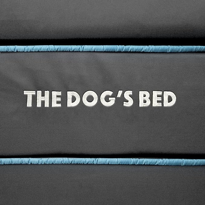 The Dog’s Bed Orthopedic Memory Foam Dog Bed, XXXL Grey/Blue 64x44x4, Pain Relief for Arthritis, Hip & Elbow Dysplasia, Post Surgery, Lameness, Supportive, Calming, Waterproof Washable Cover